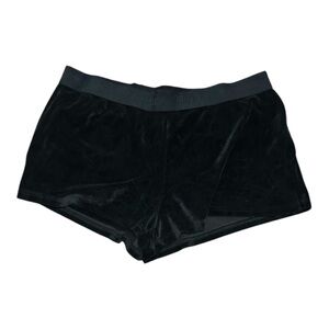 Juicy Couture Black Velvet Pajama Shorts